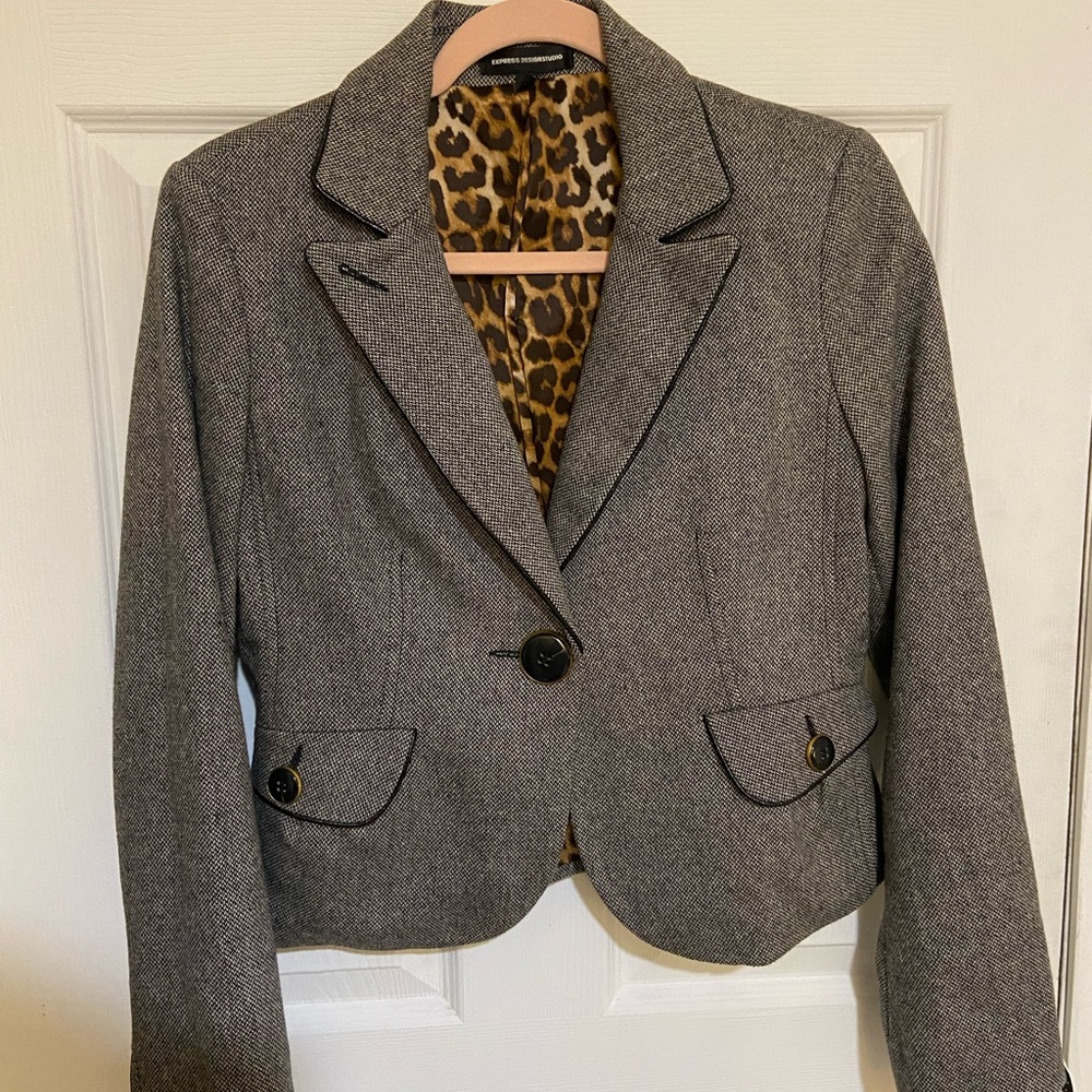Express Tweed Blazer